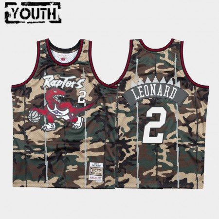Dres Toronto Raptors Kawhi Leonard 2 Woodland Camo Swingman - Dječji